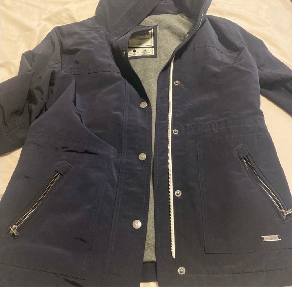 Abercrombie & Fitch black  Raincoat with Hood